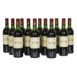 CHÂTEAU MARGAUXMargaux, Premier Grand Cru Classé, 1983.12 Flaschen.1xIN, 8xBN, 2xTS, 1xHS.