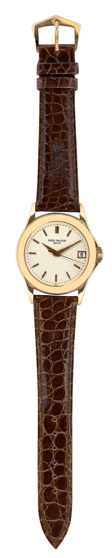 PATEK PHILIPPEGentleman's wristwatch.Manufacturer/Manufaktur: Patek Philippe, Geneva. Year/Jahr: - Bild 3 aus 3