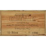 CHÂTEAU HAUT-BAGES-LIBÉRALPauillac, Grand Cru Classé, 1985.12 Flaschen. OHK.10xIN, 1xBN, 1xTS.- - -