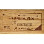 CHÂTEAU TOUR DE PEZSaint-Estèphe, Cru Bourgeois, 1995.6 Flaschen. OHK.- - -22.00 % buyer's premium
