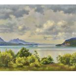 JACOBI, MARCUSBiel 1891 - 1969 MerligenThunersee.Öl auf Leinwand,sig. u.l., verso dat. 1946 u.