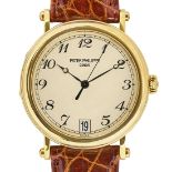 PATEK PHILIPPEArt Deco-style gentleman's wristwatch.Manufacturer/Manufaktur: Patek Philippe, Geneva.