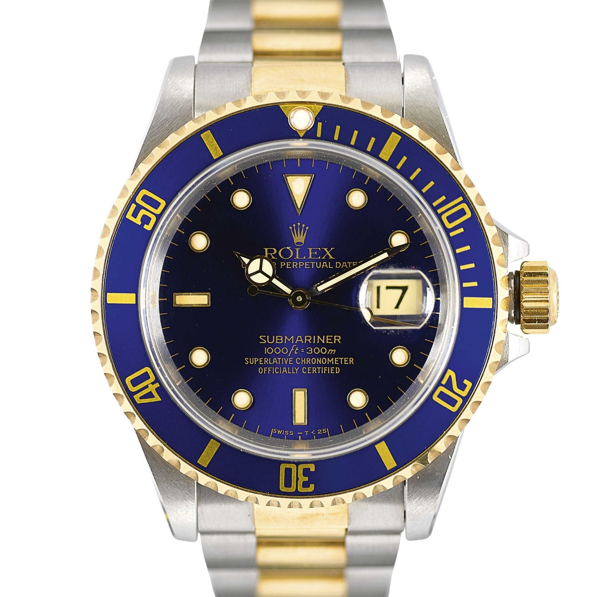 ROLEXDiver's wristwatch "Oyster Perpetual Date", "Submariner".Manufacturer/Manufaktur: Rolex,