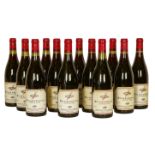 DOMAINE JEAN GRIVOTÉchezeaux, Grand Cru, 1990.12 Flaschen.6x1,5 cm, 6x2 cm.- - -22.00 % buyer's