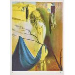 DALÍ, SALVADOR1904 Figueras 1989The Age of Anxiety.Fotolithografie, in Bleistift bez. "Dali" u.r.,