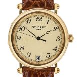 PATEK PHILIPPEArt Deco-style gentleman's wristwatch.Manufacturer/Manufaktur: Patek Philippe, Geneva.