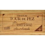 CHÂTEAU TOUR DE PEZSaint-Estèphe, Cru Bourgeois, 1995.6 Flaschen. OHK.- - -22.00 % buyer's premium