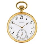 ULYSSE NARDINOpen-face pocket watch.Manufacturer/Manufaktur: Ulysse Nardin, Le Locle. Year/Jahr: Ca.