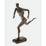 PERINCIOLI, MARCEL1911 Bern 2005Läufer.Bronze, patiniert,a. Plinthe sig. "M. Perincioli",H: 31 cm,