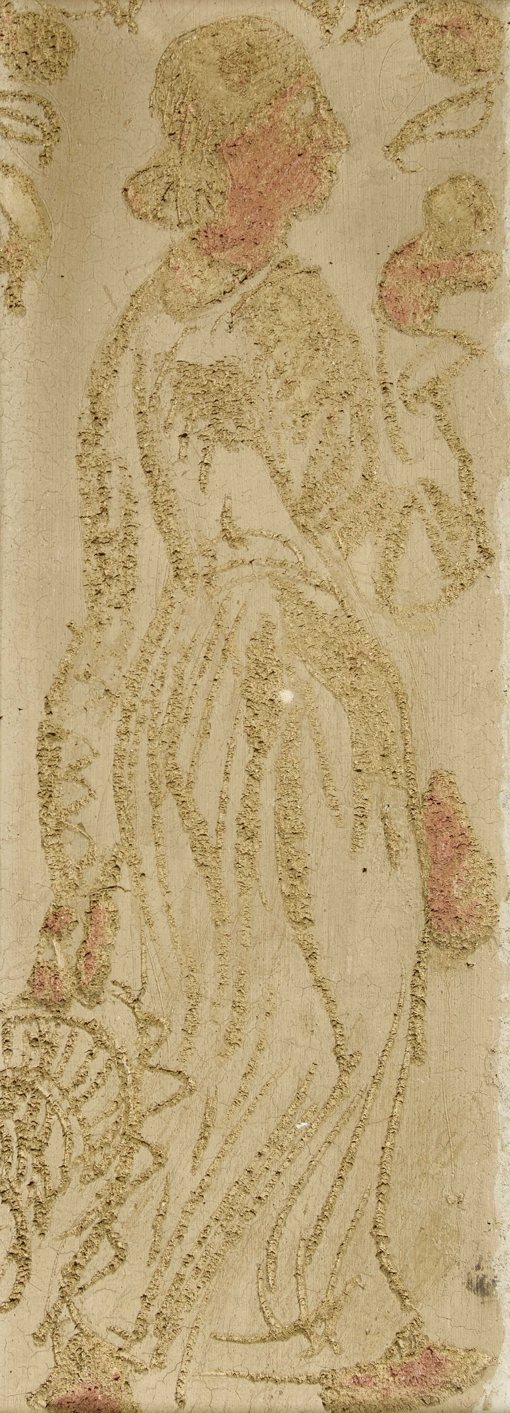 AMIET, CUNOSolothurn 1868 - 1961 OschwandSgraffitostudie für Kunstmuseum.Sgraffito,a. Plakette