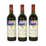 CHÂTEAU MOUTON ROTHSCHILDPauillac, Premier Grand Cru Classé, 1984.3 Flaschen.3xBN.- - -22.00 %