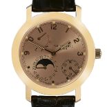 PATEK PHILIPPEGentleman's wristwatch with three horological complications.Manufacturer/Manufaktur: