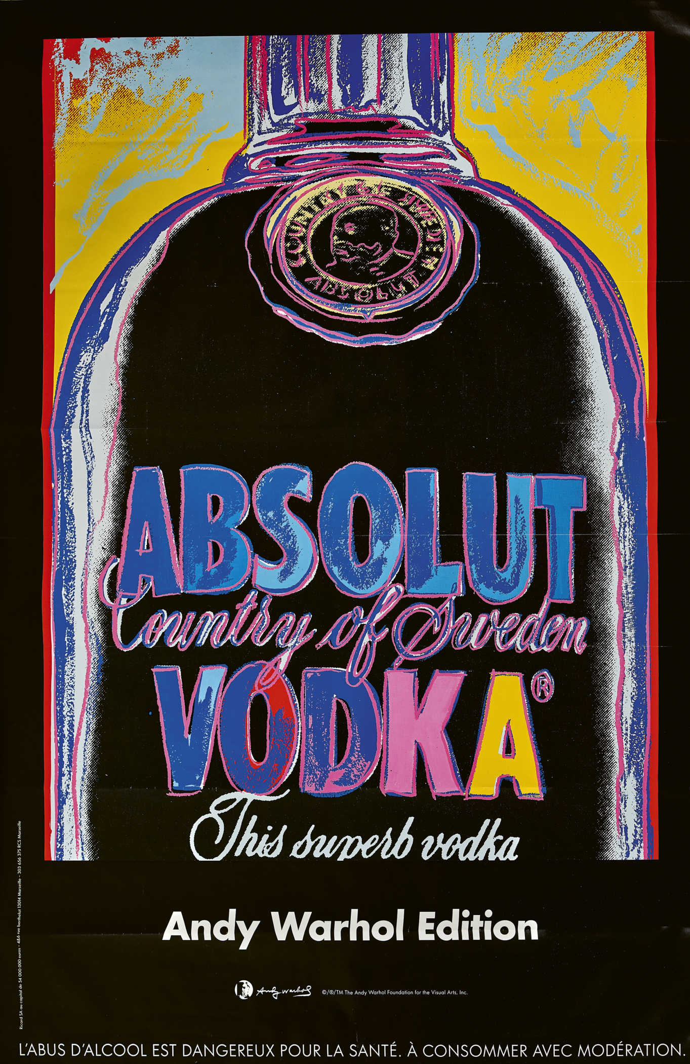 WARHOL, ANDY (EIGTL. WARHOLA, ANDREW)Pittsburgh 1928 - 1987 New YorkNachAbsolut Wodka.