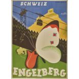 MATTER, HERBERTEngelberg 1907 - 1984 Southampton/USAEngelberg Schweiz.Farblithografie,im Stein