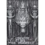 GIGER, HANS-RUEDIChur 1940 - 2014 ZürichL'Identité et ses Visages 1977.Ausstellungsplakat.