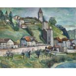 WUNDERLICH, EDMUND1902 Bern 1985Porte de Berne.Öl auf Leinwand,sig. u. dat. (19)63 u.l., verso a.