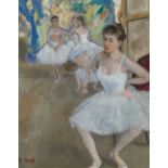 GALL, FRANÇOISKolozsvár 1912 - 1987 ParisDanseuse.Öl auf Leinwand,sig. u.l., verso betitelt,27x22