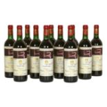 CHÂTEAU MOUTON ROTHSCHILDPauillac, Premier Grand Cru Classé, 1990.11 Flaschen.4xIN, 7xBN.Etiketten