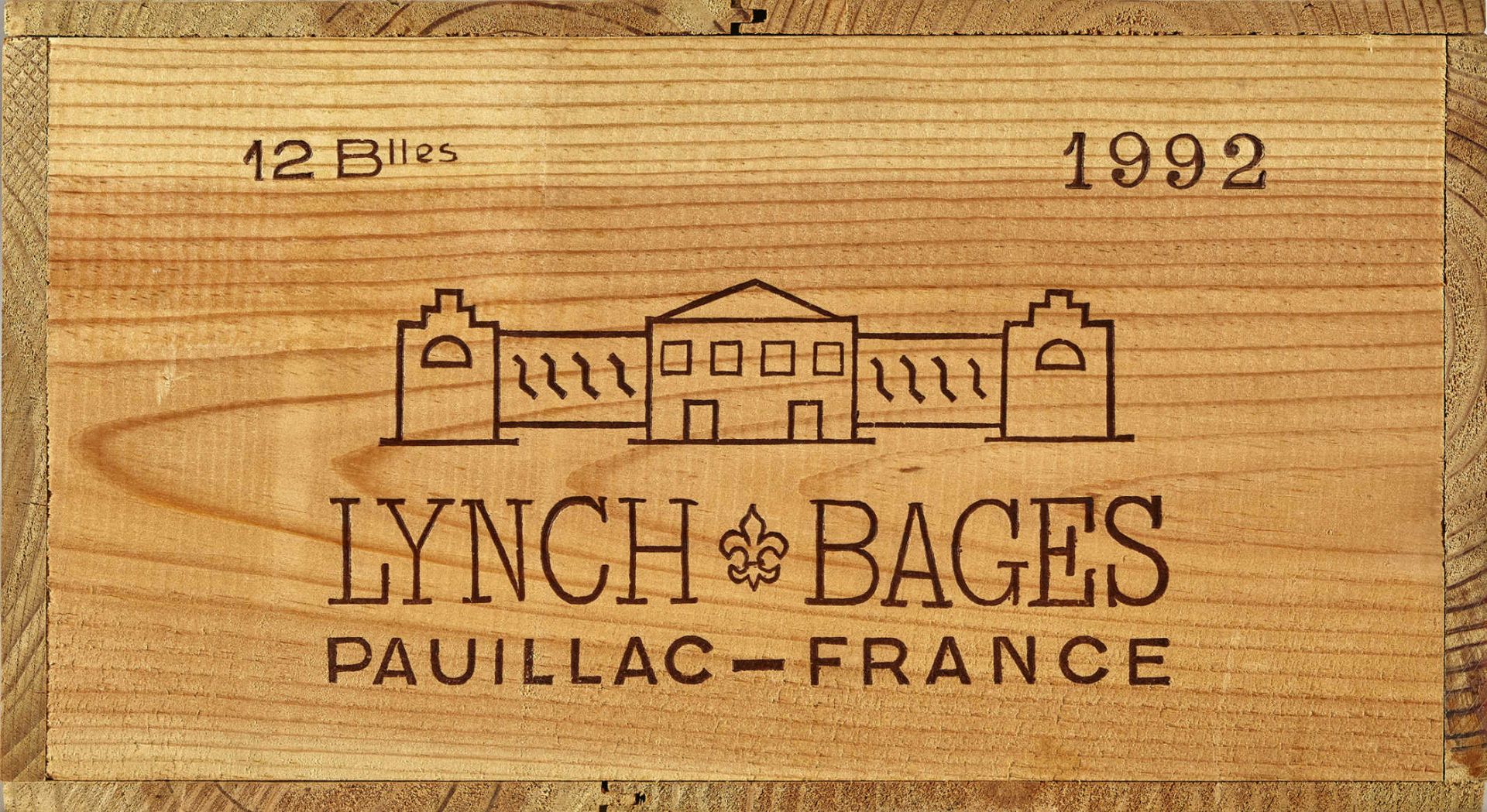 CHÂTEAU LYNCH-BAGESPauillac, Grand Cru Classé, 1992.12 Flaschen. OHK.12xIN.- - -22.00 % buyer's