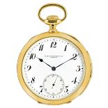 PATEK PHILIPPEOpen-face pocket watch with complication.Manufacturer/Manufaktur: Patek Philippe,