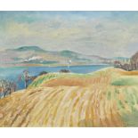 GIMMI, WILHELMZürich 1886 - 1965 ChexbresPaysage du lac de Sempach.Öl auf Leinwand,sig. u.r.,47x55