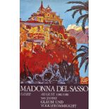 BUZZI, DANIELELocarno 1890 - 1974 LausanneMadonna del Sasso.Farbserigrafie,102x64 cm (BG)Blatt