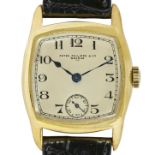 PATEK PHILIPPEArt Deco gentleman's wristwatch.Manufacturer/Manufaktur: Patek Philippe, Geneva.