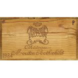 CHÂTEAU MOUTON ROTHSCHILDPauillac, Premier Grand Cru Classé, 1984.12 Flaschen. OHK.11xBN, 1xTS.