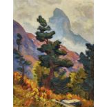 GOS, FRANÇOIS1880 Genève 1975Automne à Riffelalp.Öl auf Leinwand,sig. u.l., verso a. Künstler-