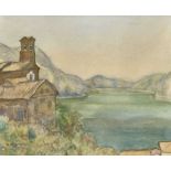 OLSOMMER, CHARLES-CLOSNeuchâtel 1883 - 1966 SierreL'église de Castagnola.Aquarell,sig. u. dat. (19)