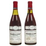 DOMAINE DE LA ROMANÉE-CONTIRomanée St. Vivant, Grand Cru, 1986.2 Flaschen.1x4 cm, 1x3 cm.- - -22.