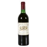 CHÂTEAU MARGAUXMargaux, Premier Grand Cru Classé, 1982.1 Flasche.BN.Etikett minim fleckig.- - -22.00