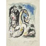 CHAGALL, MARCWitebsk 1887 - 1985 Saint-Paul-de-VenceL'Élégie des Alizés.Farblithografie,handsig. u.