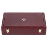 PATEK PHILIPPELarge Patek Philippe leather box for a set of probably four gentleman's "Pagoda",