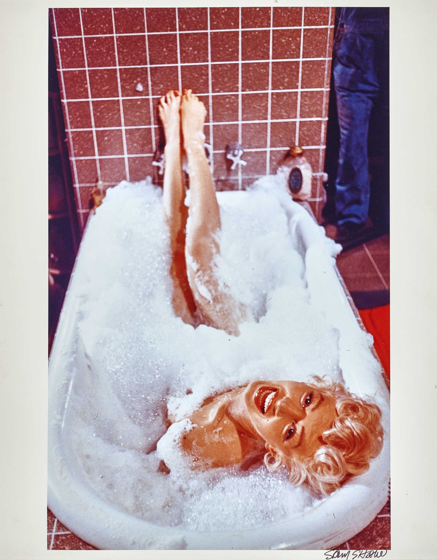 SHAW, SAMNew York 1912 - 1999 New JerseyMarylin Monroe, The Seven Year Itch Bathtub Scene.C-Print,