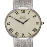 PIAGETGentleman's wristwatch.Manufacturer/Manufaktur: Piaget, La Côte-aux-Fées. Year/Jahr: Ca. 1980.