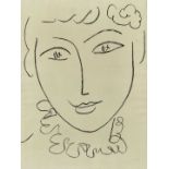 MATISSE, HENRICateau-Cambrésis 1869 - 1954 NizzaLa Pompadour.Buchillustration.Lithografie,33x24