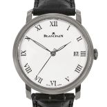 BLANCPAINGentleman's wristwatch "Villeret 8 Jours".Manufacturer/Manufaktur: Blancpain, Le Brassus.