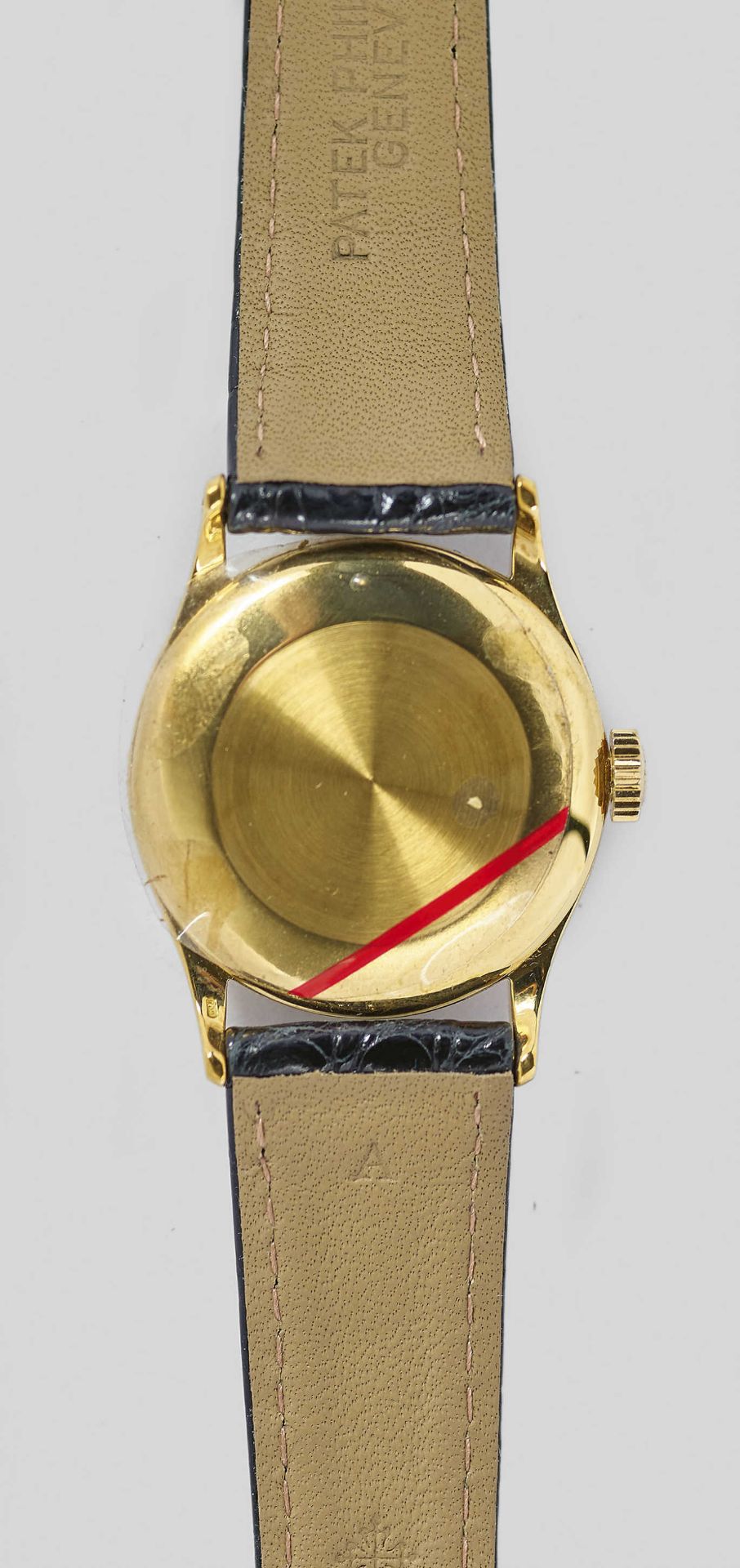 PATEK PHILIPPEGentleman's wristwatch "Calatrava".Manufacturer/Manufaktur: Patek Philippe, Geneva. - Bild 3 aus 3