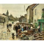 HERVÉ, JULES RENÉLangres 1887 - 1981 ParisDie Gant.Öl auf Leinwand,sig. u.l.,38x46 cm- - -22.00 %
