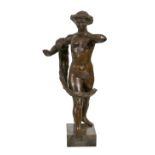 PIGUET, GUSTAVEInterlaken 1909 - 1976 BernSchreitende.Bronze, dunkel patiniert,verso sig. "G.