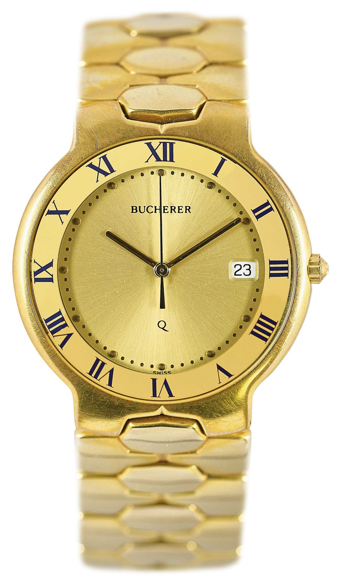 BUCHERERGentleman's wristwatch.Manufacturer/Manufaktur: Bucherer, Lucerne/Luzern. Year/Jahr: Ca. - Bild 2 aus 2