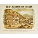 ANONYMHôtel & Pension du Righi à Vitznau.Farblithografie,bez. "Vogler",56x74 cm (BG)Blatt minim