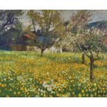 MAFLI, WALTERRebstein 1915 - 2017 LutryEmotion d'un printemps.Öl auf Leinwand,sig. u. dat. (19)86