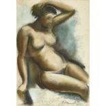 BOUVIER, PIERRE-EUGÈNENeuchâtel 1901 - 1982 Estavayer-le-LacFemme nue.Pastell,sig. u. dat. (19)37