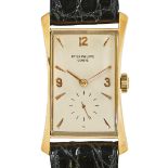 PATEK PHILIPPEGentleman's wristwatch, so-called "Hour Glass".Manufacturer/Manufaktur: Patek