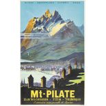 ANONYMMt-Pilate.Farblithografie,bez. "Müller",102x63,5 cm (BG)- - -22.00 % buyer's premium on the