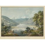LORY, GABRIEL (GEN. LORY FILS)1784 Bern 1846Vue d'une partie du Lac de Thoune.Aquatinta, kol.,