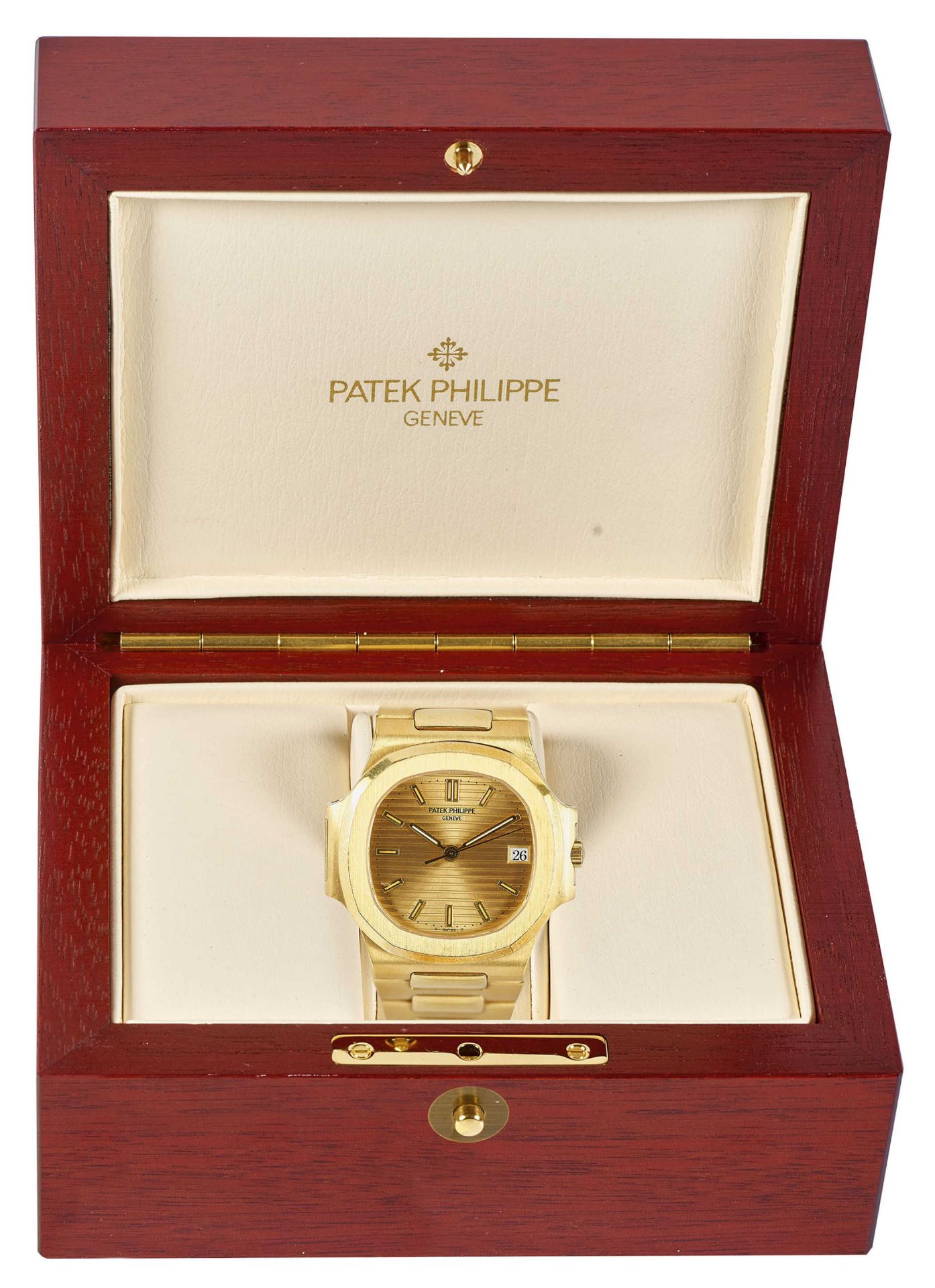 PATEK PHILIPPEGentleman's wristwatch "Nautilus".Manufacturer/Manufaktur: Patek Philippe, Geneva. - Bild 3 aus 3