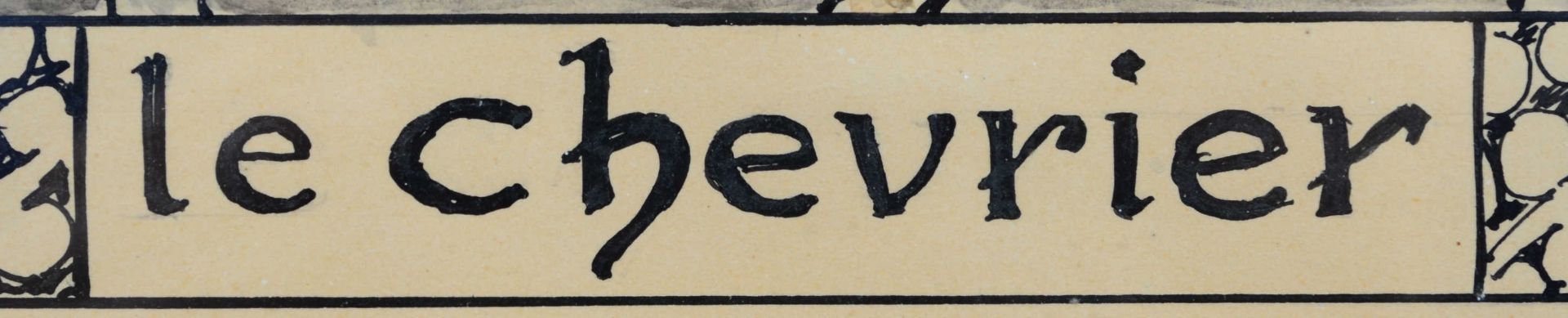 BIÉLER, ERNESTRolle 1863 - 1948 LausanneLe chevrier.Aquarell und Tusche auf Papier, sig. u.r., - Bild 5 aus 9